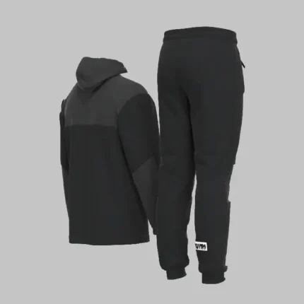 Fleece 2.0 Full Black Tracksuit (1)