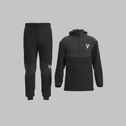 Fleece 2.0 Full Black Tracksuit