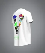 Stick The World White T Shirt 2