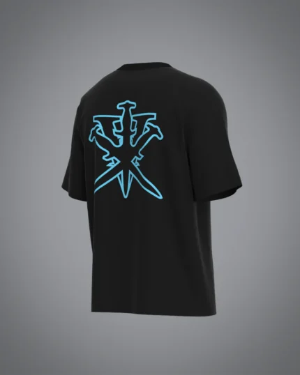 VRUNK X UNKNOWN BLACK TEE 2